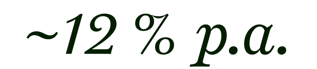 about 12 % p.a.