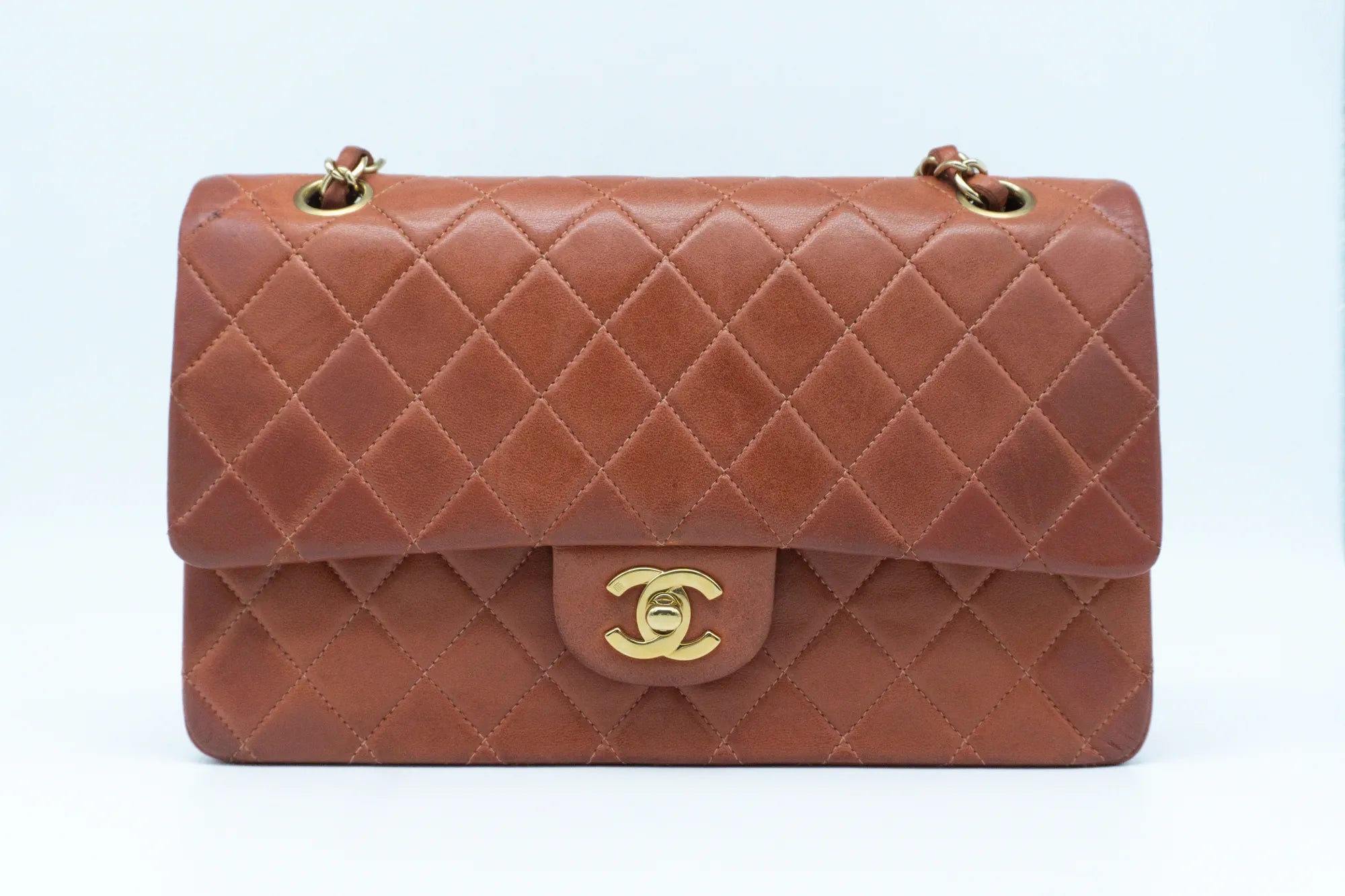 Chanel Medium Classic Flap | Lammleder | Rost-Rot