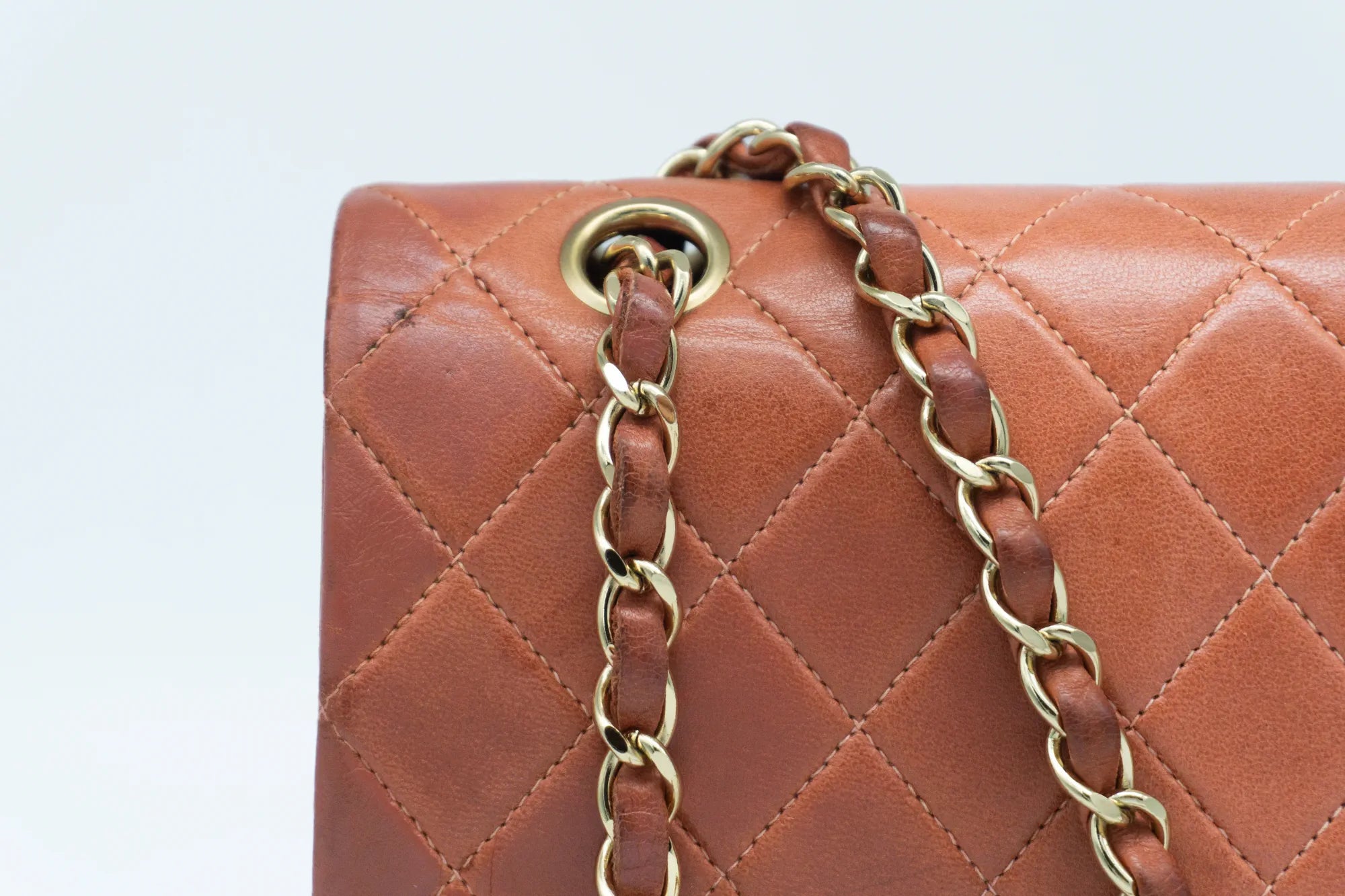 Chanel Medium Classic Flap | Lammleder | Rost-Rot