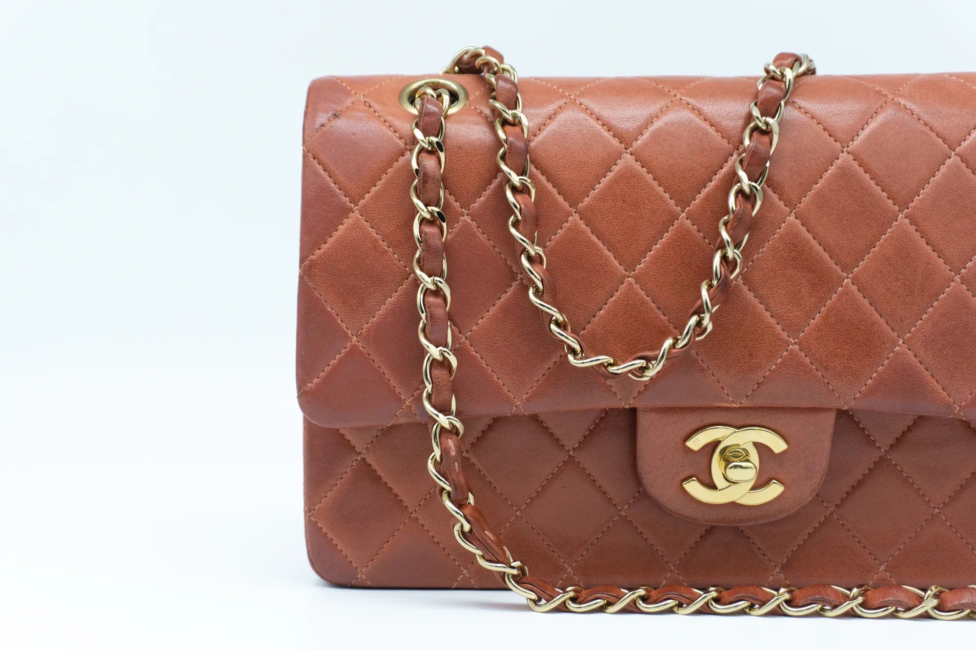 Chanel Medium Classic Flap | Lammleder | Rost-Rot