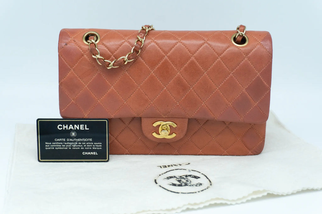 Chanel Medium Classic Flap | Lammleder | Rost-Rot