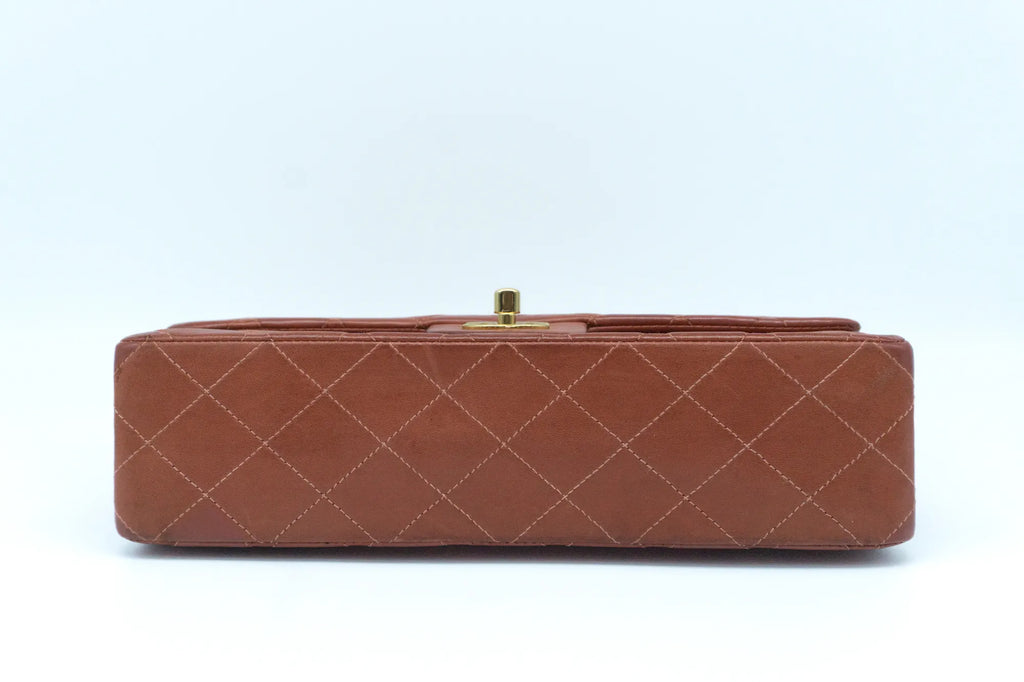 Chanel Medium Classic Flap | Lammleder | Rost-Rot