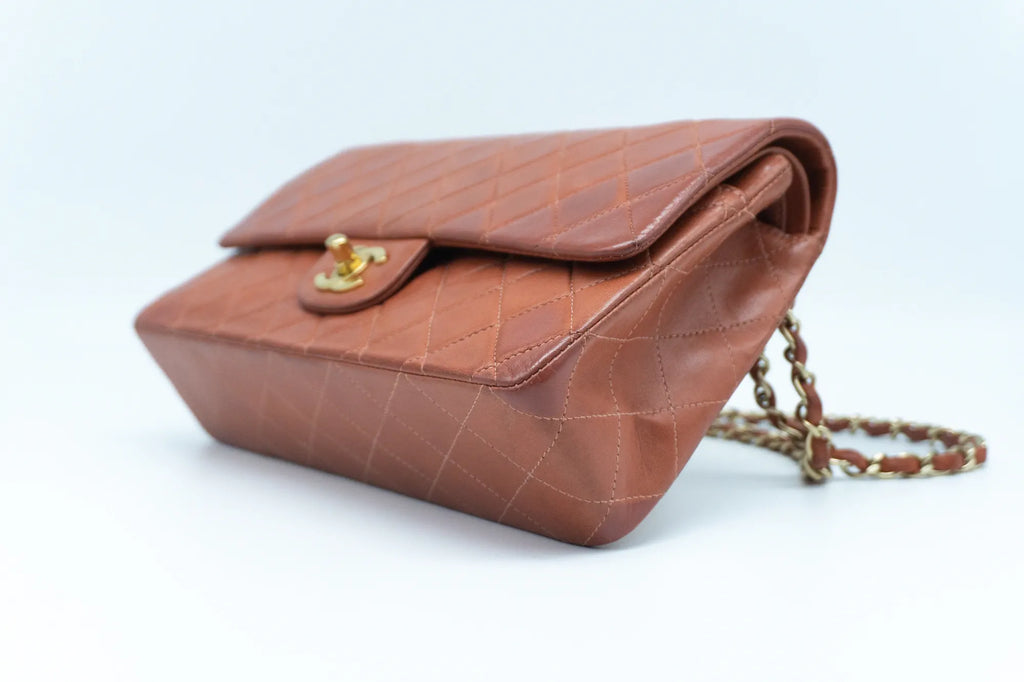 Chanel Medium Classic Flap | Lammleder | Rost-Rot