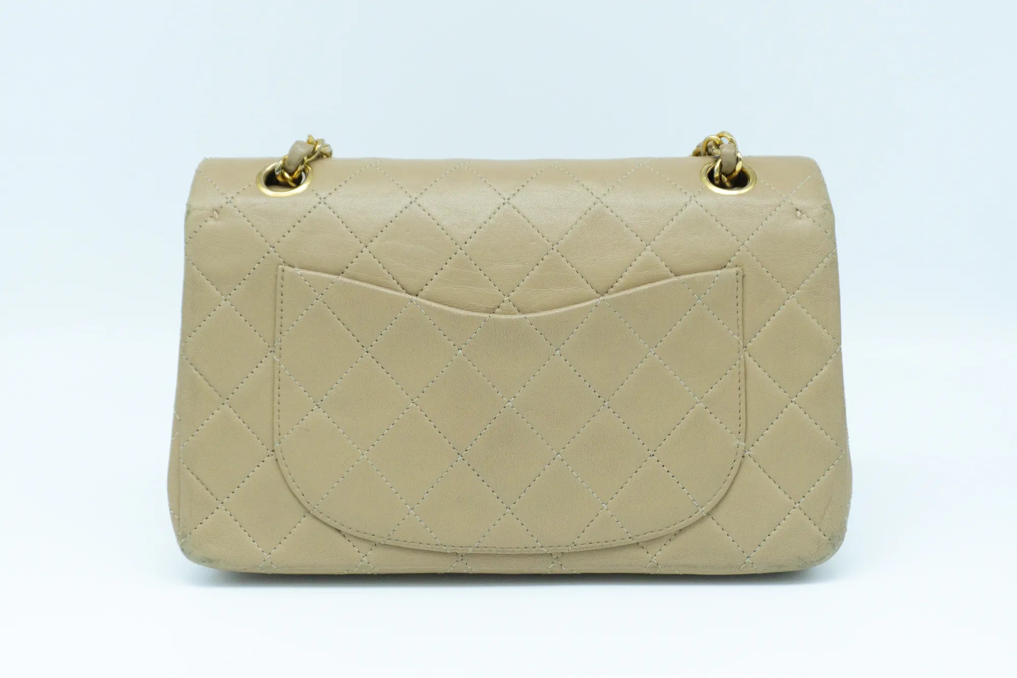 Chanel Small Classic Flap | Lammleder | Beige