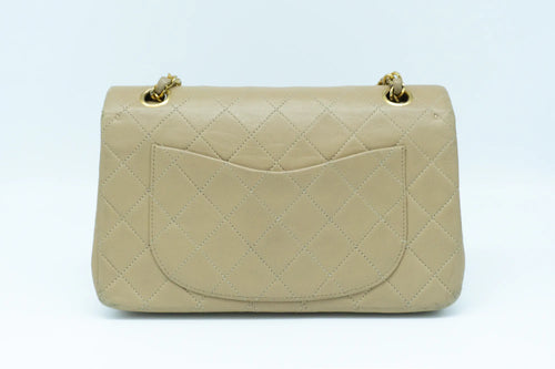 Chanel Small Classic Flap | Lammleder | Beige